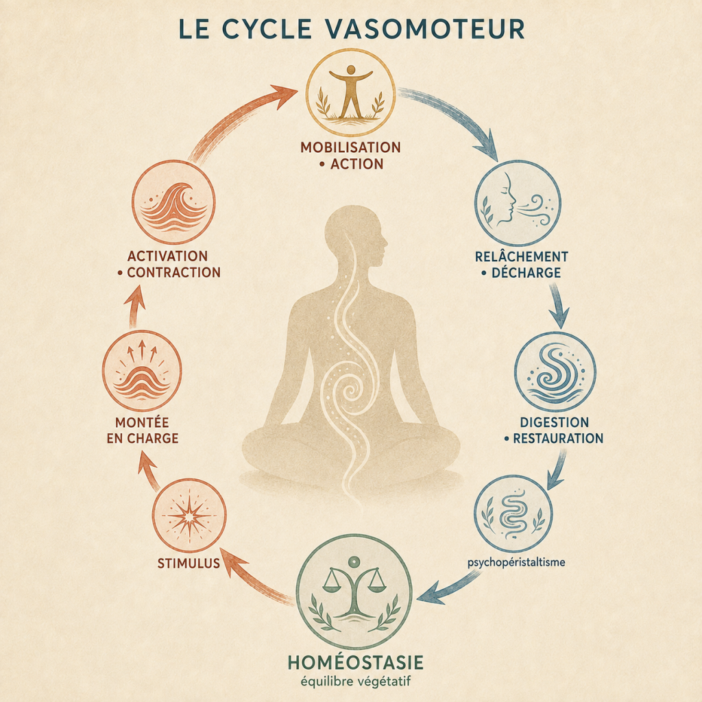 Cycle vasomoteur en psychologie biodynamique 